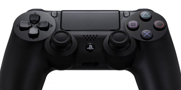 DualShock 4. La única parte de hardware físicamente mostrada sobre PS4